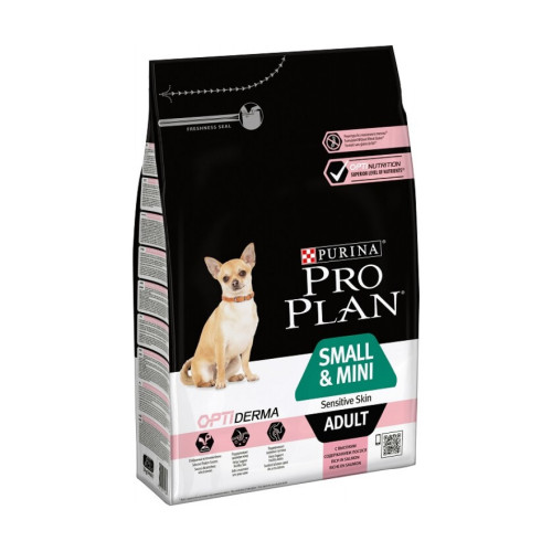 Сухий корм Purina Pro Plan Adult Small & Mini Sensitive Skin для собак дрібних порід, з лососем і рисом, 7 кг