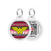 Адресник WAUDOG Smart ID з QR-паспортом, малюнок "Wonder Woman DC", діаметр 25 мм