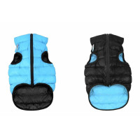 Двостороння куртка AiryVest XS22 для собак, чорно-блакитна