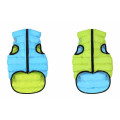 Двостороння куртка AiryVest XS25 для собак, салатово-блакитна