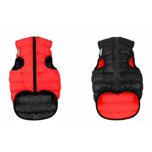 Двостороння куртка AiryVest XS30 для собак, червоно-чорна