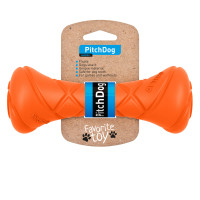 Ігрова гантель для апортировки PitchDog для собак, довжина 19 см, діаметр 7 см, помаранчевий Ігрова гантель для апортировки PitchDog для собак, довжина 19 см, діаметр 7 см, помаранчевий