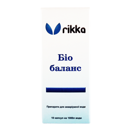 Капсули Rikka Біо баланс, бактерії для акваріумів, 10 капсул (WT-311)