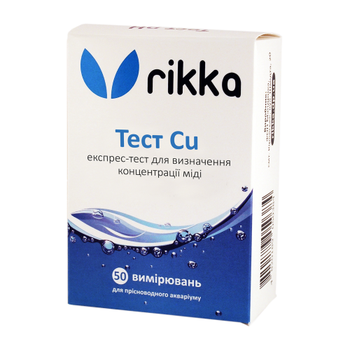 Тест Rikka Cu для визначення концентрації міді у воді (Т-114)