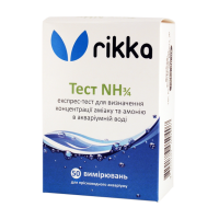 Тест Rikka NH3 для визначення концентрації аміаку у воді (T-102) Тест Rikka NH3 для визначення концентрації аміаку у воді (T-102)
