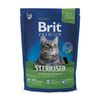 Сухий корм Brit Premium Cat Sterilized, для стерилізованих кішок, 0.8 кг Сухий корм Brit Premium Cat Sterilized, для стерилізованих кішок, 0.8 кг