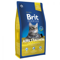Сухий корм Brit Premium Cat Adult Salmon, для кішок, 8 кг Сухий корм Brit Premium Cat Adult Salmon, для кішок, 8 кг