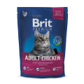 Сухий корм Brit Premium Cat Adult Chicken, для кішок, 0.8 кг
