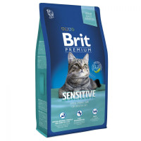 Сухий корм Brit Premium Cat Sensitive, для кішок з чутливим травленням, 8 кг Сухий корм Brit Premium Cat Sensitive, для кішок з чутливим травленням, 8 кг