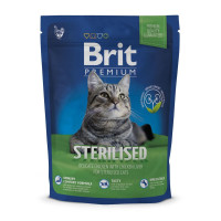 Сухий корм Brit Premium Cat Sterilized, для стерилізованих кішок, 0.3 кг Сухий корм Brit Premium Cat Sterilized, для стерилізованих кішок, 0.3 кг