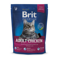 Сухий корм Brit Premium Cat Adult Chicken, для кішок, 0.3 кг Сухий корм Brit Premium Cat Adult Chicken, для кішок, 0.3 кг