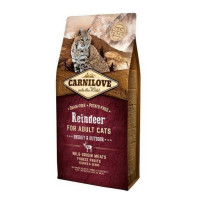 Сухий корм Carnilove Cat Energy & Outdoor, для кішок, північний олень, 6 кг