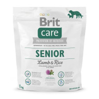 Сухий корм Brit Care Senior Lamb & Rice, для літніх собак, 1 кг Сухий корм Brit Care Senior Lamb & Rice, для літніх собак, 1 кг
