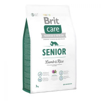Сухой корм Brit Care Senior Lamb & Rice, для пожилых собак, 3 кг