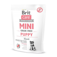 Сухий корм Brit Care GF Mini Puppy Lamb, для цуценят, з ягням, 0.4 кг Сухий корм Brit Care GF Mini Puppy Lamb, для цуценят, з ягням, 0.4 кг