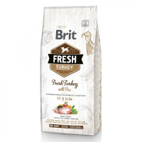 Сухий корм Brit Turkey / Pea Light Fit & Slim Adult, для собак, 12 кг