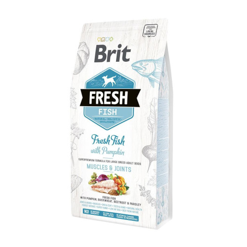 Сухий корм Brit Fresh Fish / Pumpkin Adult Large, для собак великих порід, 2.5 кг