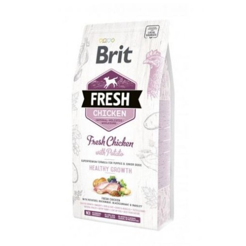 Сухий корм Brit Fresh Chicken / Potato Puppy, для цуценят, 2.5 кг