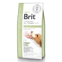 Сухий корм Brit GF VetDiets Dog Diabetes, при цукровому діабеті, для собак, 12 кг Сухий корм Brit GF VetDiets Dog Diabetes, при цукровому діабеті, для собак, 12 кг