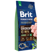 Сухий корм Brit Premium Dog Junior XL, для цуценят великих порід, 15 кг Сухий корм Brit Premium Dog Junior XL, для цуценят великих порід, 15 кг