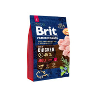 Сухий корм Brit Premium Dog Adult L, для собак великих порід, 3 кг Сухий корм Brit Premium Dog Adult L, для собак великих порід, 3 кг