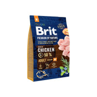 Сухий корм Brit Premium Dog Adult M, для собак середніх порід, 3 кг Сухий корм Brit Premium Dog Adult M, для собак середніх порід, 3 кг