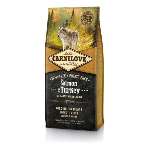 Сухий корм Carnilove Adult Large Breed Salmon & Turkey, для собак великих порід, 12 кг