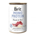 Консерва Brit Mono Protein Dog, для собак, з Яненко і темним рисом, 400 г