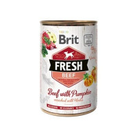 Консерва Brit Fresh Beef/Pumpkin, для собак, з яловичиною і гарбузом, 400 г Консерва Brit Fresh Beef/Pumpkin, для собак, з яловичиною і гарбузом, 400 г