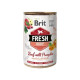 Консерва Brit Fresh Beef/Pumpkin, для собак, з яловичиною і гарбузом, 400 г