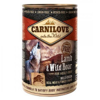 Консерва Carnilove Dog, для собак, з ягням і кабаном, 400 г
