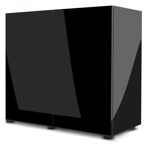 Підставка під акваріум AQUA EL GLOSSY, 80 × 35 × 90 см, 125 л, чорний