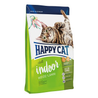 Сухой корм Happy Cat Supreme Adult Indoor Weide-Lamm для взрослых кошек от 12 месяцев, с ягненком, 300 г