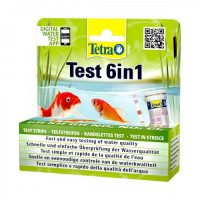 Тест для ставкової води Tetra POND Test Set 6 in1, 25 шт Тест для ставкової води Tetra POND Test Set 6 in1, 25 шт