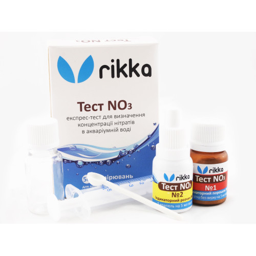 Тест Rikka NO3 для визначення концентрації нітратів у воді (T-104)