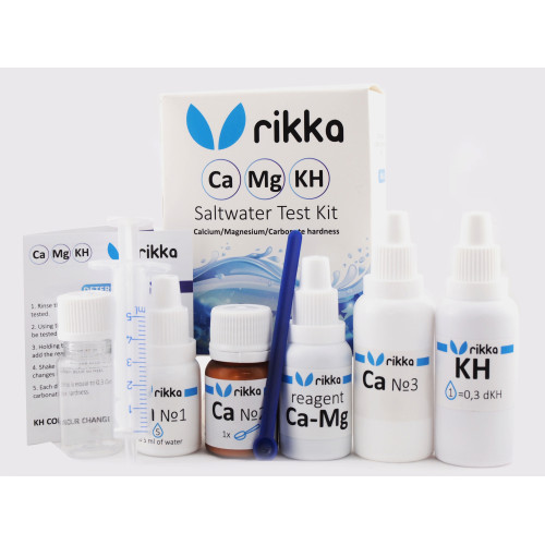 Тест Rikka набір для морської води Ca-Mg-KH (TK-101)
