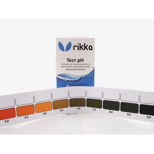 Тест Rikka рН 5.0-9.0 для визначення кислотності води (T-111)
