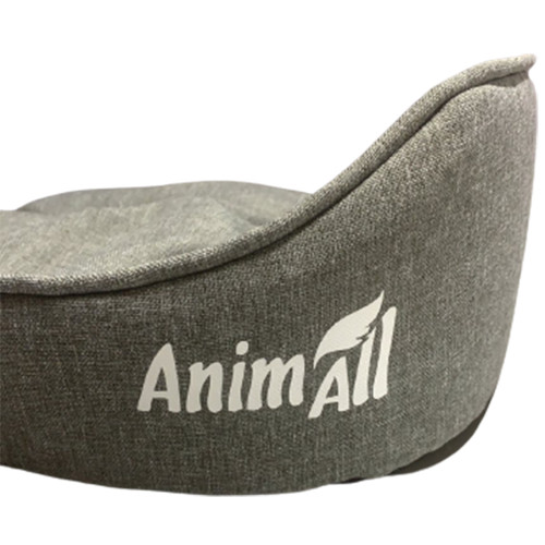 Лежанка AnimAll Aurora Grey Print, сірий, 46×35×15