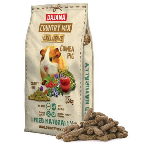 Корм Dajana Pet Country Mix Exclusive для морських свинок, 1.5 кг