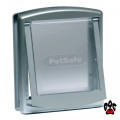 Пластикові двері PetSafe для собак і котів до 7 кг, для вхідних дверей, сіра, 23.6×19.8 см