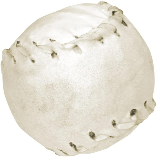 Ласощі М'яч бейсбольний Croci King Bone Buffalo для собак, білий, 7.5 см, 140 г, 6 шт / уп
