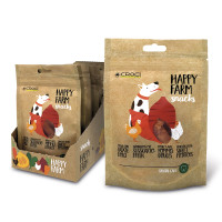 Ласощі м'ясне Croci Happy Farm, для собак, картопля з куркою, 80 г, 12 пач / уп, ціна за 1 пачку