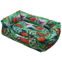 Подушка Croci Esotica для собак, зелена, 70×60 см Подушка Croci Esotica для собак, зелена, 70×60 см