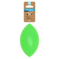 Игровой мяч для апортировки PitchDog для собак, 15×9 см, салатовый