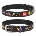Нашийник WAUDOG Design з малюнком "NASA" ширина 12 мм, довжина 21-29 см, чорний