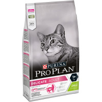 Сухой корм Purina Pro Plan Cat Delicate Lamb для кошек с чувствительным пищеварением, с ягненком, 3 кг