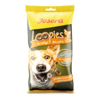 Ласощі Josera Loopies mit Geflugel для дорослих собак, з домашньою птицею, 150 г Ласощі Josera Loopies mit Geflugel для дорослих собак, з домашньою птицею, 150 г