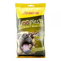 Ласощі Josera Loopies mit Geflugel для дорослих собак, ягням, 150 г Ласощі Josera Loopies mit Geflugel для дорослих собак, ягням, 150 г