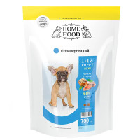 Сухий корм Home Food Супер-преміум гіпоалергенний для цуценят малих порід, форель з рисом і овочами, 700 г Сухий корм Home Food Супер-преміум гіпоалергенний для цуценят малих порід, форель з рисом і овочами, 700 г