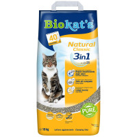 Наповнювач Biokats NATURAL 3in1, для котячого туалету, 10 кг Наповнювач Biokats NATURAL 3in1, для котячого туалету, 10 кг